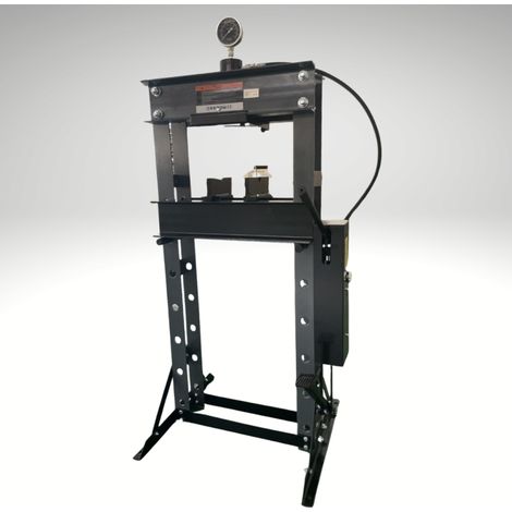 Bpac – Presse hydraulique 30 tonnes à double vitesse – Amplitude de travail 0 à 980 mm – Manomètre intégré – Retour automatique du vérin