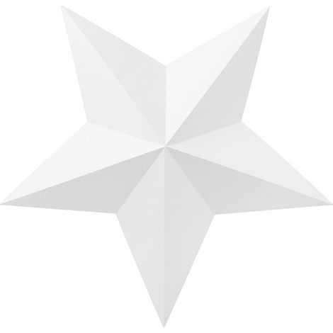 Étoiles décoratives blanches (1 paquet)