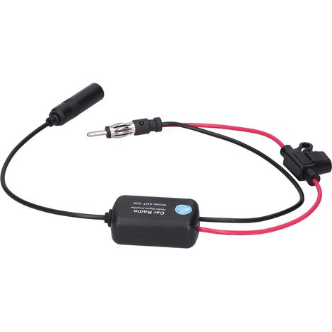 Amplificateur de Signal Radio Voiture 12V - Booster FM/AM avec Antenne Intégrée (1/5)