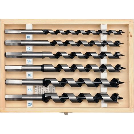Barrenas para madera l-230 mm, fi-10-20 mm, juego de 6 YT-3298 YATO (1/3)