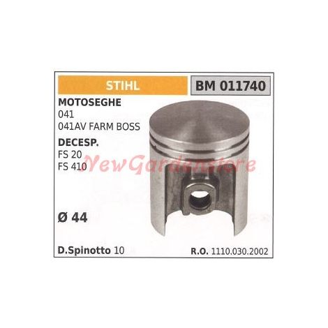 Piston STIHL pour tronçonneuse 041 041AV FARM BOSS 011740