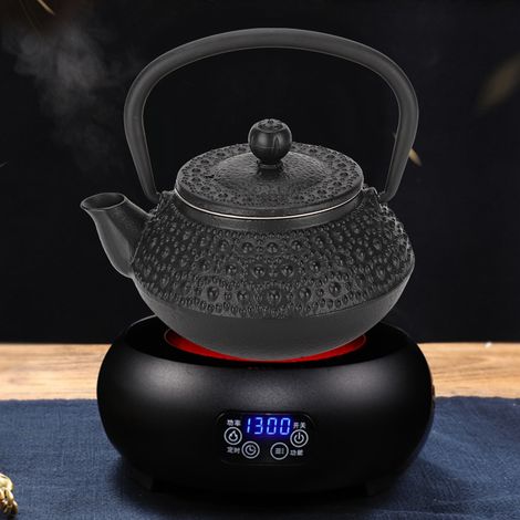Bouilloire en fonte décorative 0,3 L, théière imitation service à thé japonais, non revêtue (1/5)