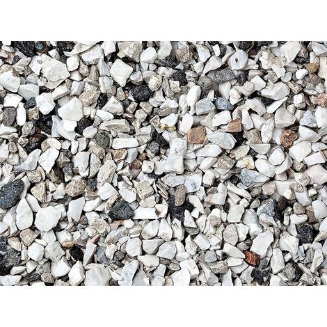 Graniglia, granulato per giardino, Grigio Perla Venato 16-22 mm (600 kg)