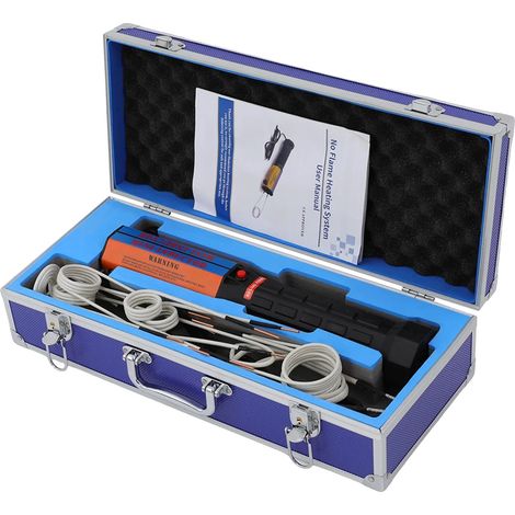 Chauffage par induction magnétique, puissance maximale de 1000W, 10 bobines de chauffage, température de chauffage de 850°C, tension de 220V, matériaux durables (1/5)