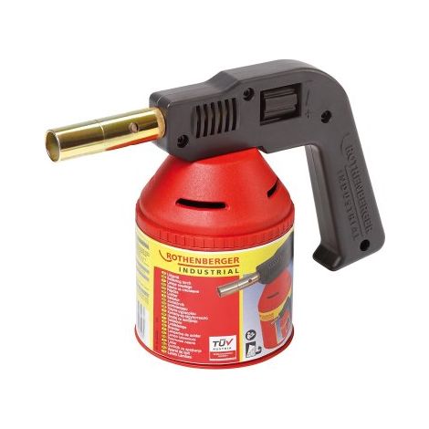 Rothenberger – Lampe à souder RoFlame 1750°C – Torche MIG MAG – Pour brasage tendre et dégel de conduites – Temps de travail 1,5 à 2,5h