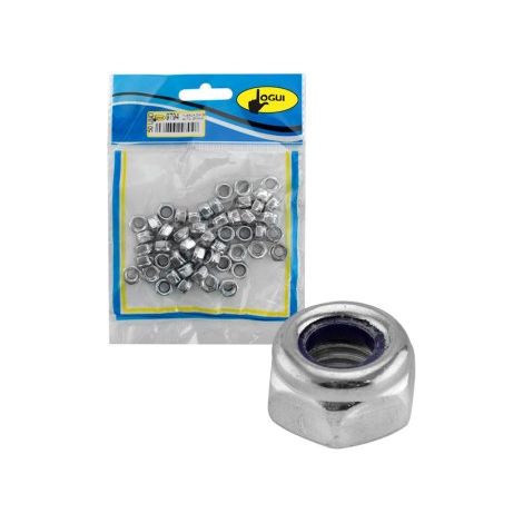 Tuerca Autoblocante Din 985 Acero M6 Recubrimiento Zinc Pack 1000 Uds (1/5)