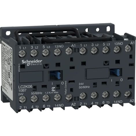 Teleinvertitore TeSys LC2K - 3 poli - AC3 440V 6 A - 24 V CA - LC2K0610B7