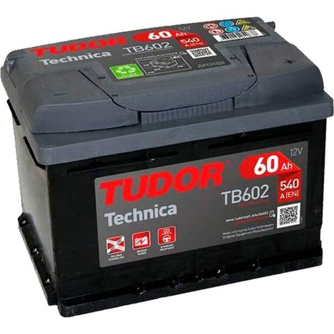 Tudor TB602 Batería de Coche 60Ah 540A EN