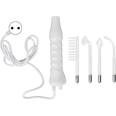 Appareil d'électrothérapie (kit de 4 pièces) pour le traitement de l'acné et l'élimination des acariens. Norme européenne 220 V. (1/5)