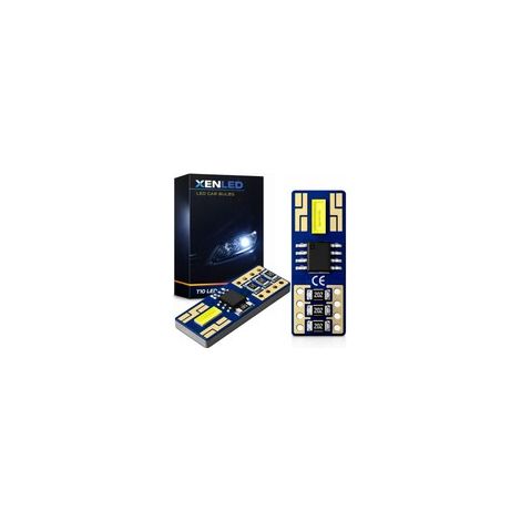 Xenled - 2 Veilleuses LED T10 GRAVITY Haute Performance CANBUS - Ampoules Plug&Play anti-erreur et scintillement (1/4)