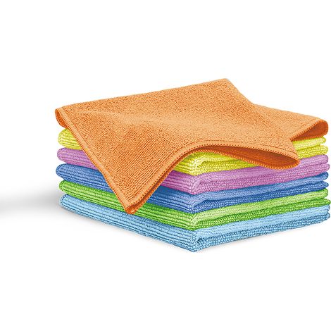 Blaumann AT-3884 Set 6 Paños de Cocina Microfibra, Juego de Bayetas Suaves para Secar, Absorbentes, Grandes  Multicolor