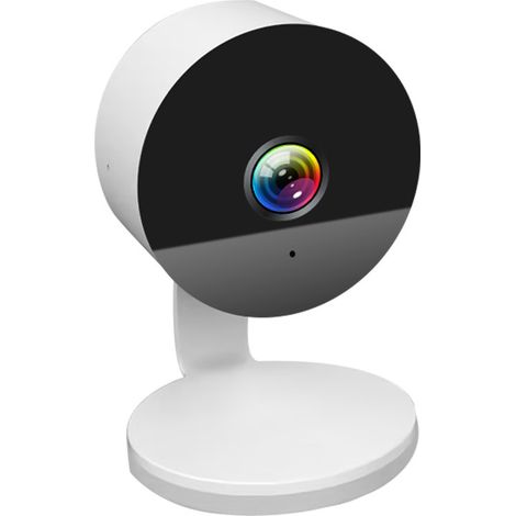 Caméra de Surveillance WiFi Tuya 3MP/2K avec Suivi Automatique Intelligent, Caméra IP Intérieure Sans Fil, Vision Nocturne Infrarouge 10 m, Détection de Mouvement, Audio Bidirectionnel, Zoom Numérique (1/4)