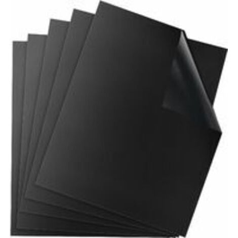 Tappetino da barbecue, fogli per barbecue 40 x 33 cm, set di 5 tappetini per barbecue, carta da barbecue antiaderente riutilizzabile e lavabile, uso esterno per forni/griglie a carbone/gas/elettriche