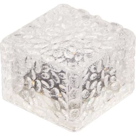Lampe Solaire - VVIKIZY - Ice Cube - Grande Taille 10x10x5 cm - Énergie Solaire - LED Intégrée (1/4)