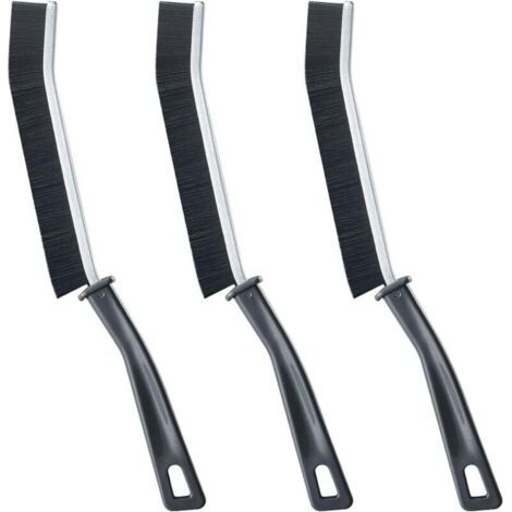 Confezione da 3 spazzole per la pulizia delle fessure con setole rigide, piccole spazzole per la pulizia per uso domestico, bagno, cucina (1/4)