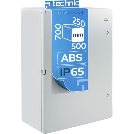 Edo Coffret électrique nu étanche IP65 en ABS 500 x 700 x 250 mm - montage en saillie
