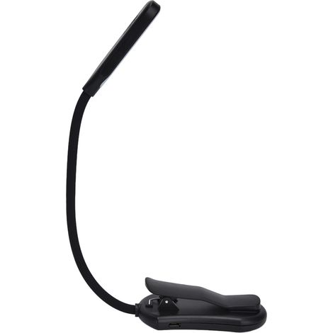 Lampe de Lecture LED Rechargeable USB, 3 Niveaux de Luminosité, Portable et Protège les Yeux