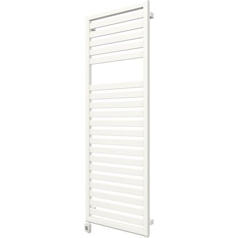 Sèche-serviette électrique blanc de 1660mm de haut et 600mm de large - 800 Watt - LUK1660/600E1B