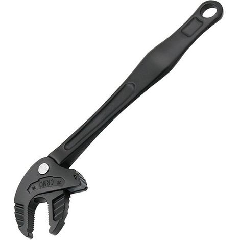 Clé à molette réglable à verrouillage automatique mâchoire à rochet 19-24mm clé type griffe industrielle pour réparation tuyauterie entretien auto domicile (1/5)