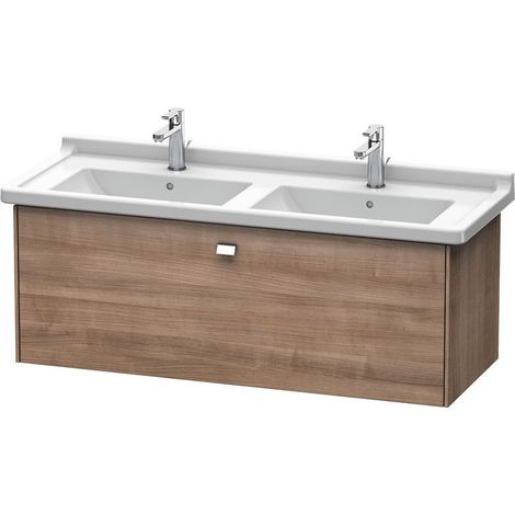 Duravit Brioso Vanity pensile a parete 122,0 x 46,9 cm, 1 estraibile, per lavabo Starck 3 033213, Colore (anteriore/corpo): Decorazione ciliegio ticinese, maniglia cromata - BR404401073