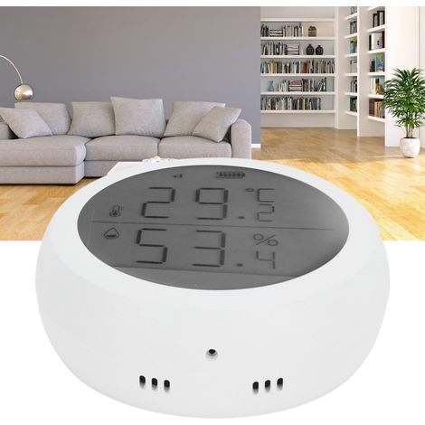 Temperatur- und Feuchtigkeitssensor, Detektor, Zigbee-Funksystem, Thermometer-Hygrometer (1/5)