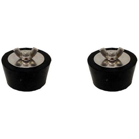 FENOPLASTICABouchons d'expansion en gel de caoutchouc pour l'hivernage des tuyaux de piscine et de spa de 1,5 po - Ensemble de 2 pièces (1/4)