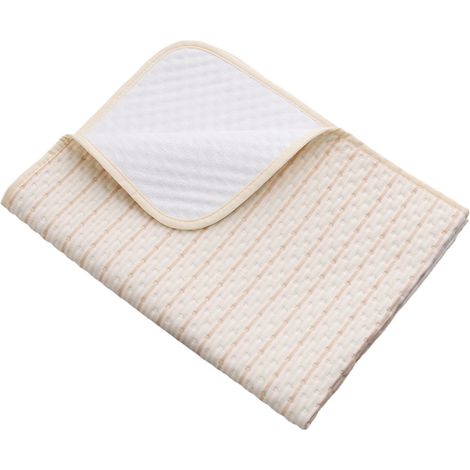 10 pièces Coussinet pour bébé, en coton doux, imperméable et respirant, lavable, pour protection contre les fuites (1/5)