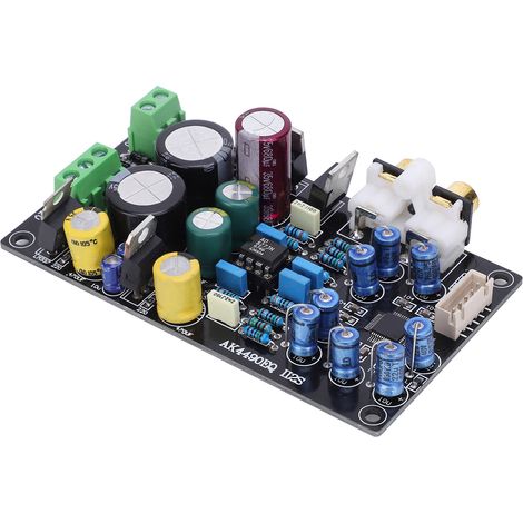 Carte Décodeur DAC II2S 2200UF Condensateur Kit DIY Semi-Fini Composant Électronique AK4490EQ (1/5)
