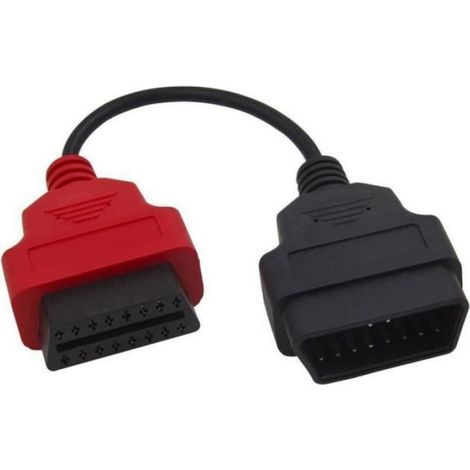 Cable Diagnostic OBD2 - Adaptateur MultiECUScan Pour ECU Alfa Fiat - Acces ABS Direction Assistee Airbag Toit Electrique CAN - 4 Pieces (1/4)