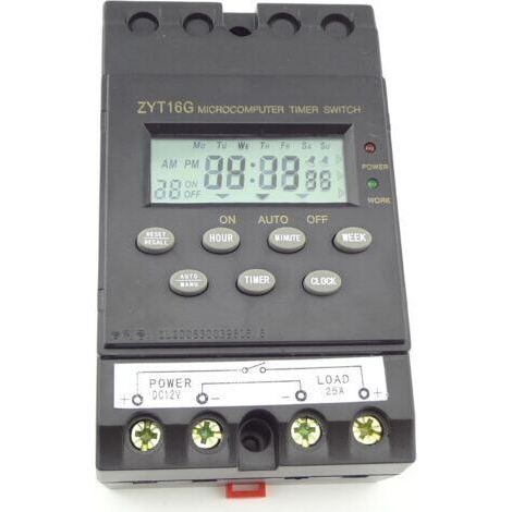 Contrôleur de commutateur de contrôle de temps ZYT16 micro-ordinateur intelligent minuterie d'alimentation d'éclairage public 220v