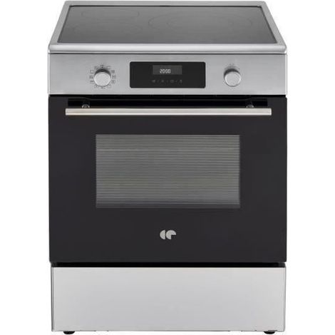 Cuisinière induction - CONTINENTAL EDISON - CECI60FPS - 3 feux - L60 x H85 x P60 cm - Silver
