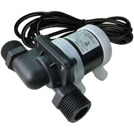 Mini pompe à eau 12V – Débit 700L/H – Tête hydraulique 5M – Température -40 à 100℃ – Circulation eau chaude sanitaire