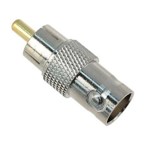 Adaptateur bnc femelle vers rca male (1/2)