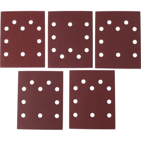 30x Feuilles de Papier de Verre 1/4" 4,5 X 5,5" (grains 60 120 180 240 320) Compatible avec 6033-21 (1/5)