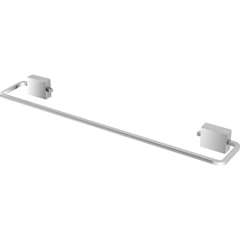 Inbagno Porta Asciugamani 55 Cm A Parete con Doppia modalita' di Fissaggio Tasselli e Biadesivo 3M (1/3)