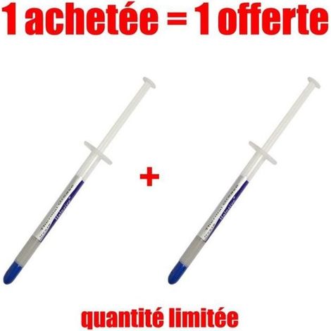 2x Pâte thermique HY510 1G Haute conductivité en Seringue (1+1) (1/3)