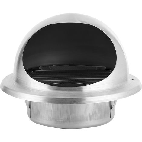 Grille De Ventilation En Acier Inoxydable 304 Diamètre 125mm Pour Extérieur Imperméable - 1 Pièce (1/5)