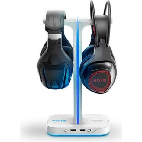 Gaming Headset Stand ESG S3 DUO Soporte activo para teléfono móvil Auriculares, Teléfono móvil/smartphone Blanco (1/5)