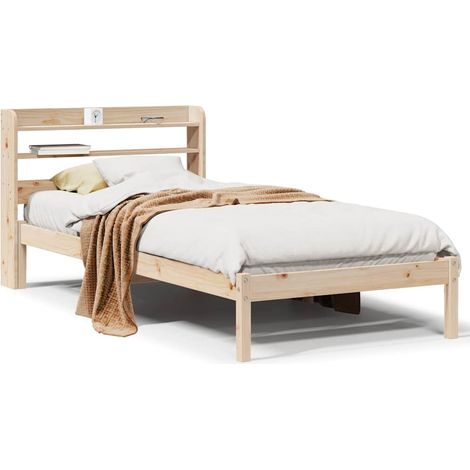 Maison Exclusive - Letto senza Materasso 75x190 cm in Legno Massello Pino