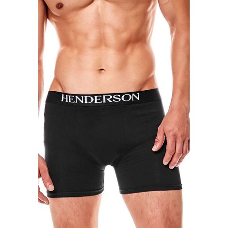 Boxer da uomo HENDERSON originali di alta qualità, neri, taglia L, 1 pz. (1/5)