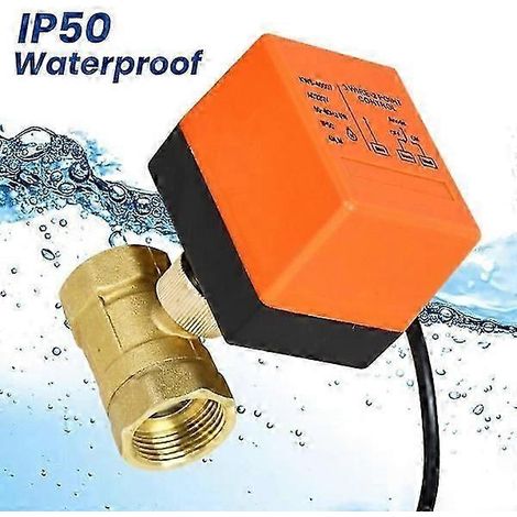 Vanne à bille électrique 2 ou 3 voies, vanne de zone, moteur 1" 3/4", 230 V (1/5)