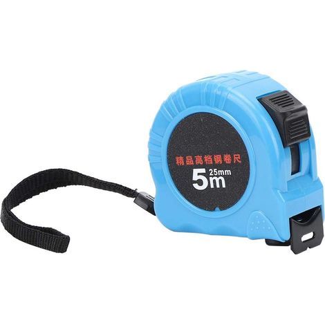 Edelstahl-Maßband – PC-Gehäuse – 5 m x 25 mm – Holzbearbeitung / Zeichnen / Dekoration – Handverriegelung (1/5)