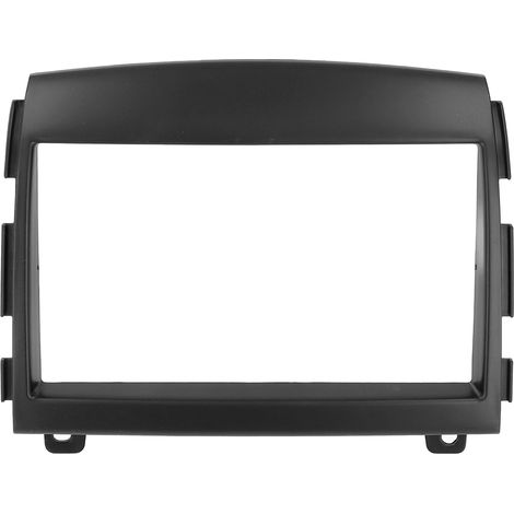 Cadre de remplacement pour le panneau avant du lecteur audio/CD/DVD de la Hyundai Sonata 2006. Fabriqué en ABS 2DIN. (1/5)