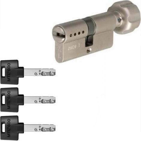 Cylindre MTL600 262S+ 62 31BT-31 NM PAN MULTLOCK 3 Clés PVC bleu B.R. - EUM6P31B31X3PBLVR