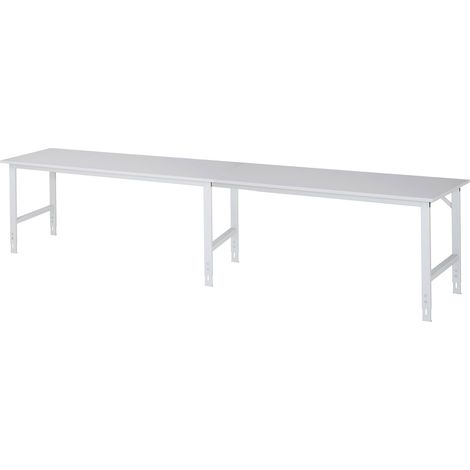 Rau Arbeitstisch Tom höhenverstellbar, B4000xT800xH760-1080mm, M-Platte-22mm (1/2)