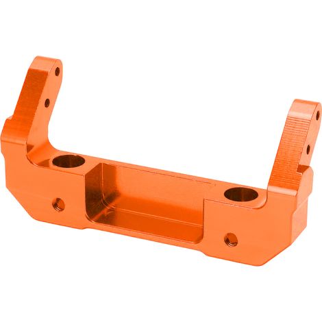 Supports de pare-chocs avant en alliage d'aluminium pour voiture RC AXIAL SCX6 1/6, support de pare-chocs avant en métal orange (1/5)