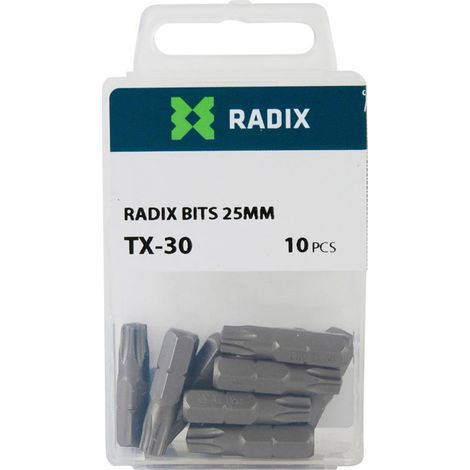 Embout de vissage - Radix - TX30 (10 pièces) (1/2)