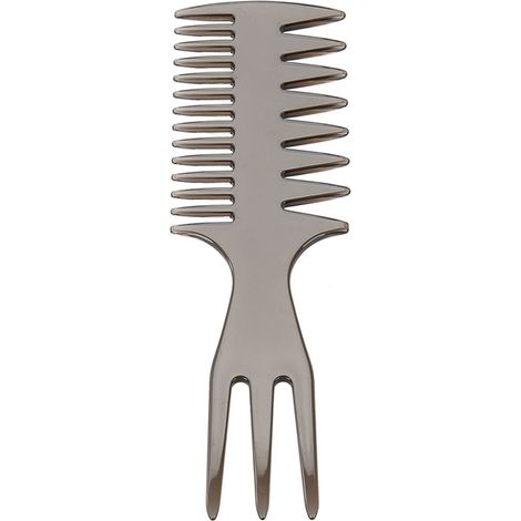Peigne coiffure homme lissage bouclage huile capillaire outil de coiffage (peigne fourchu) (1/5)