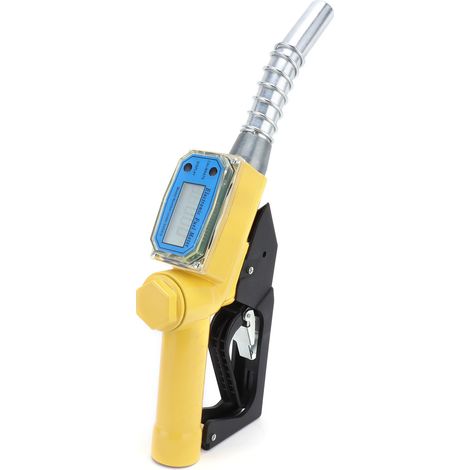 Pistolet de remplissage numérique avec débitmètre pour gasoil, diesel, kérosène et essence, buse de carburant manuelle avec compteur de débit (1/5)