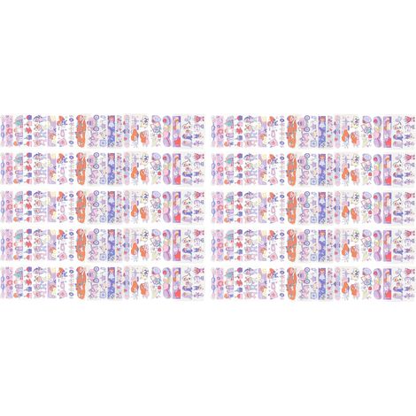Lot de stickers adhésifs en PET longs, motifs de filles mignonnes, stickers minimalistes pour décorer un journal, rêve de minuit (1/5)